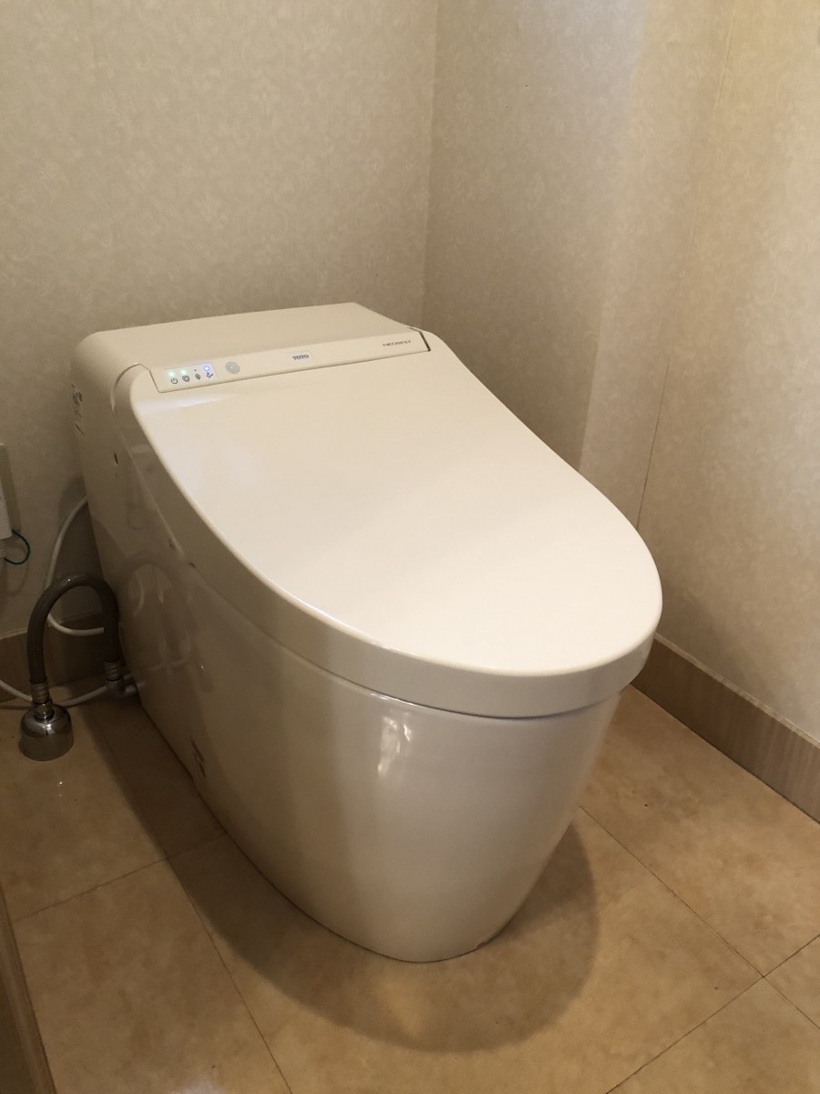 千葉市若葉区西都賀にてトイレをTOTO製：ネオレストDH2（CES9575FR）へ